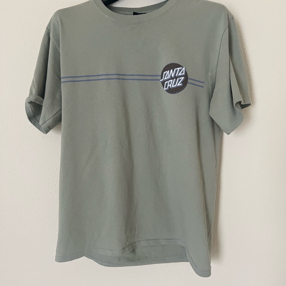 Santa Cruz Skateboards Men's Olive Tee